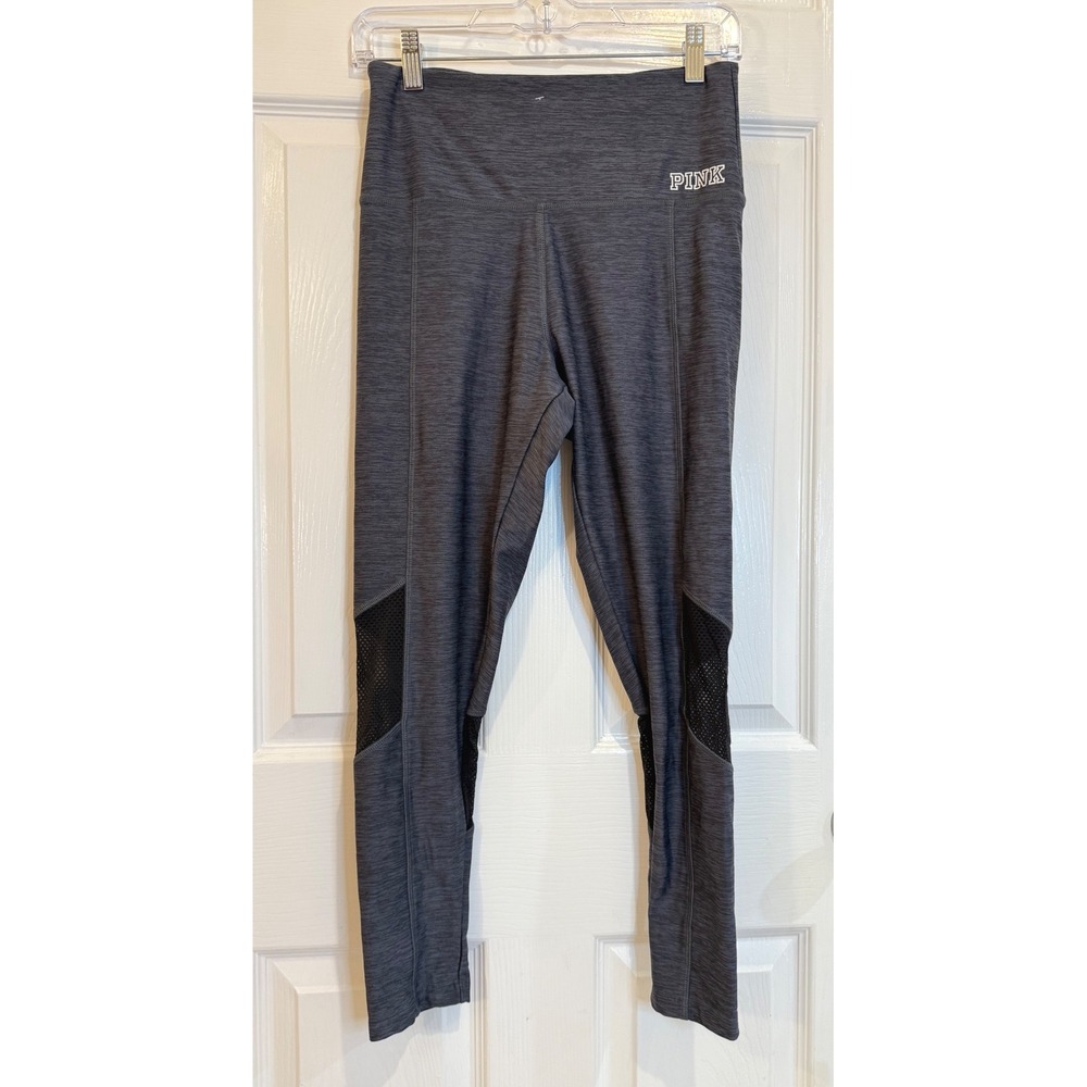 PINK Victoria's Secret Ultimate Gray Heather High Waist Mesh‎ Leggings